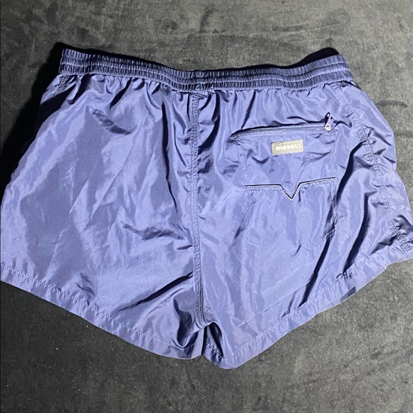 Diesel Men's Navy Super Short Swim Trunk, Size L - Picture 2 of 4
